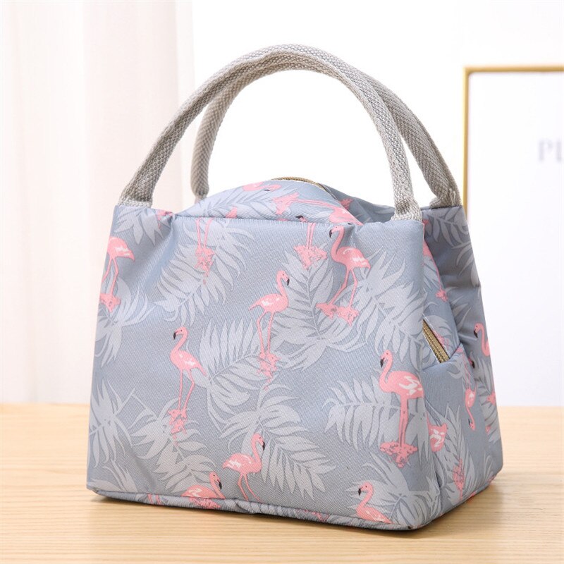 Frisse isolatie, koude balen, thermische oxford lunchtas, waterdichte, handige vrijetijdstas, schattige flamingo cuctas, tas 1pc: Kleur 6