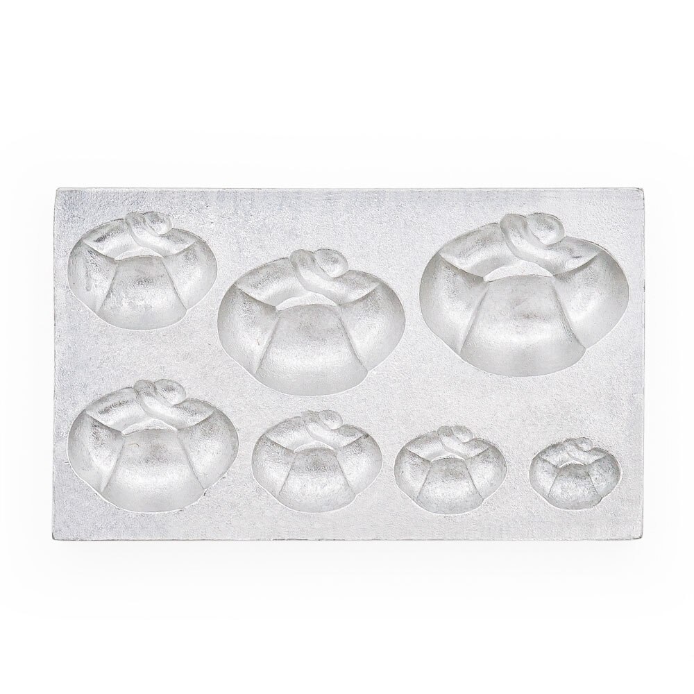 Odoria 1:12 Miniature Metal Cookies Baking Mould 7 Size Mold Kitchenware Dollhouse Kitchen Accessories: Croissants Mould