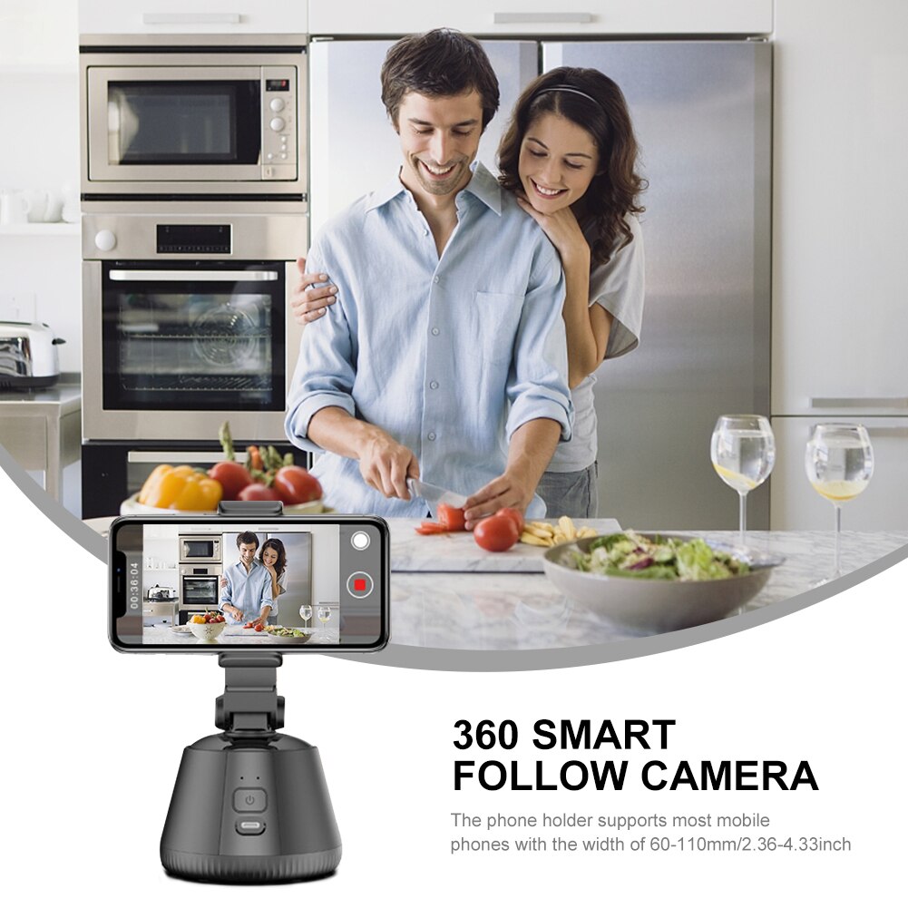 Auto Face Object Tracking Cameraman Portable Vlog Selfie Stick Rechargeable For Phone 360 Rotation Gimbal Stabilizer Photography