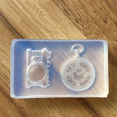 1pcs UV Resin Jewelry Liquid Silicone Mold Wings Button English Letter Charms Silicone Resin Mold For Jewelry Making: 10