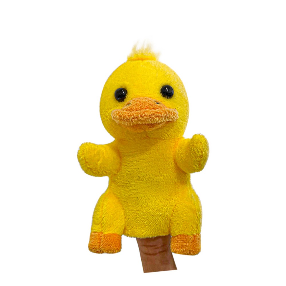 Burattini da dito in tessuto a forma di animali da fattoria per giochi di ruolo e racconti, burattini da mano a forma di animali, burattini cartoni animati Kawaii per spettacoli didattici: verde