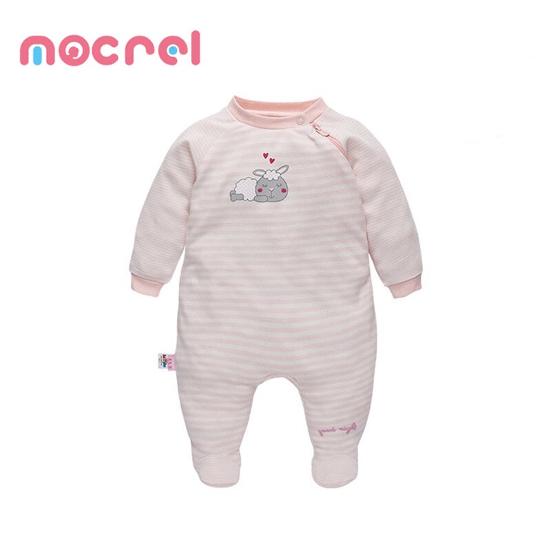 Baby Lange Mouw Jumpsuit Katoenen Baby Pyjama Seizoen Airconditioning Neonatale Kleding Klim Kleding Jumpsuit Footies Jongens Baby