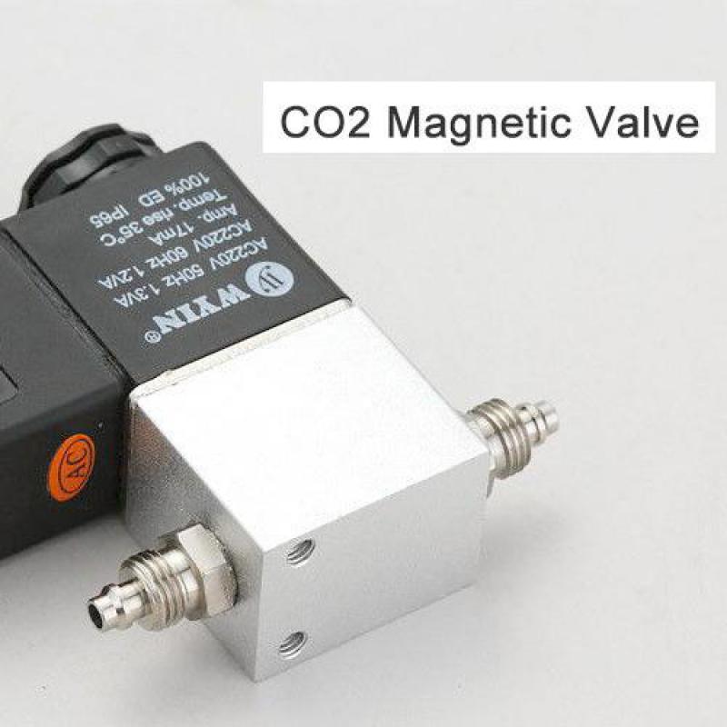 Électrovanne magnétique d&#39;aquarium 220V Co2, bricolage, système CO2, vanne de régulation, interrupteur, accessoires pour Aquarium, plante d&#39;eau