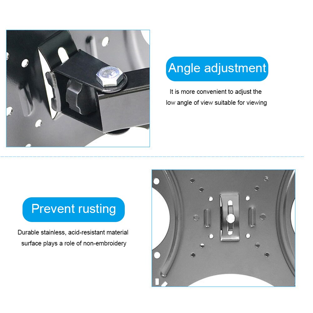 Universal 20KG TV Wall Mount Bracket Flat Panel Frame Support Adjustable Angle Hanging TV Bracket Rack for 14-42 Inch LCD screen