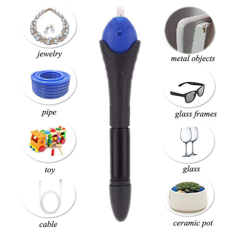-Fix Pen Welding 5 Second Quick Fix UV Light Repair Pen Tool Kit Compound of Super Powered Liquid Plastic Dip Welding