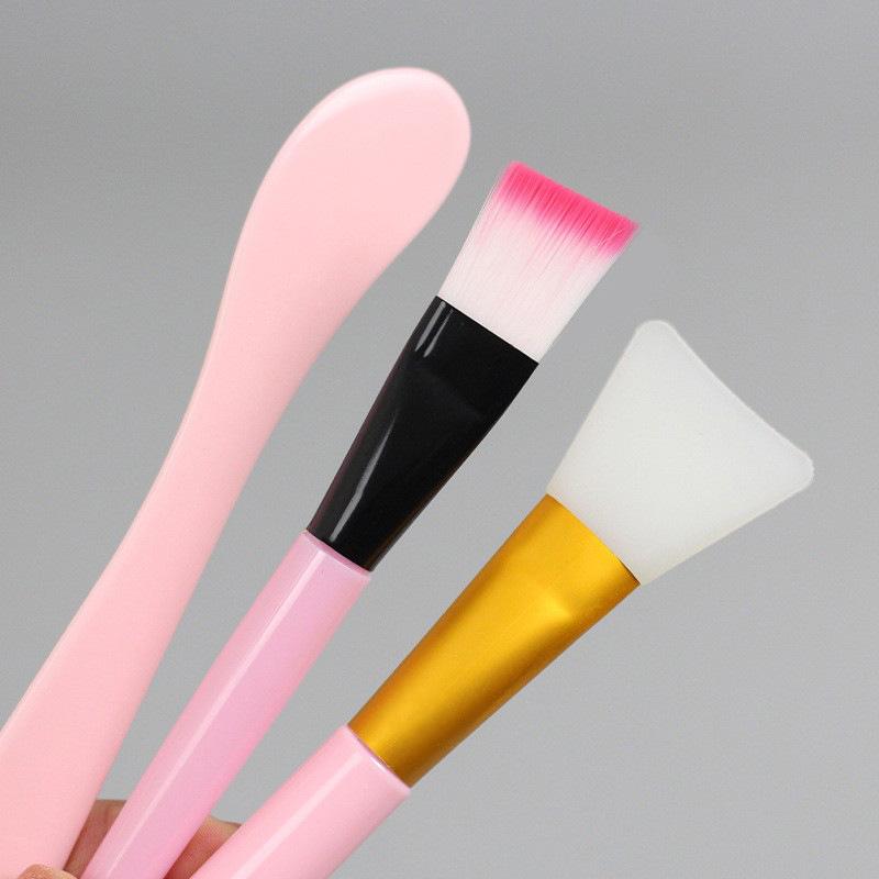 【B】7-teiliges DIY-Gesichtsmasken-Mischset Gesichtsmasken-Mischschüssel-Set Gesichtsmaskenschüssel, Spatel, Silikon-Gesichtsbürsten, Löffel