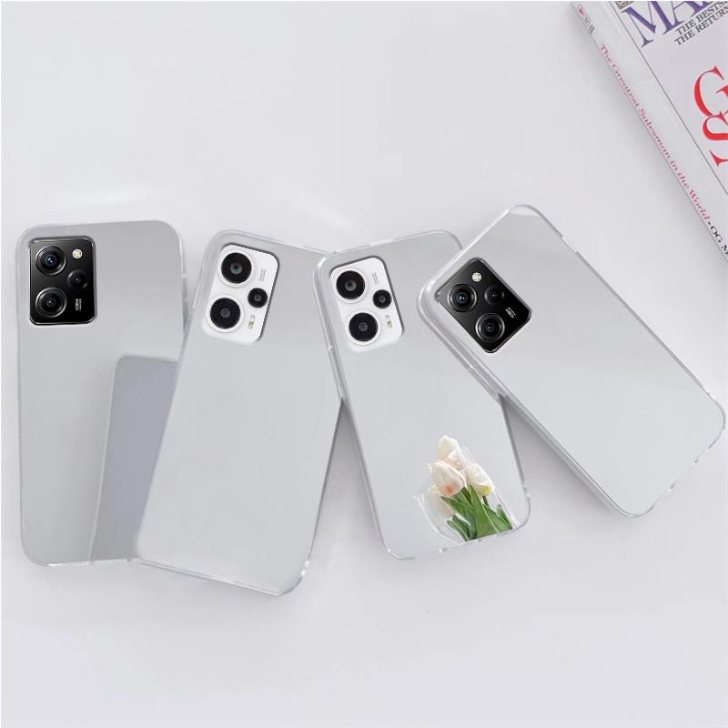 Glanzende luxe spiegel siliconen hoes voor Xiaomi Mi Poco X5 F5 Pro F4 F3 schokbestendige achterkant op Poko X5pro F5pro X5F4 3 5pro