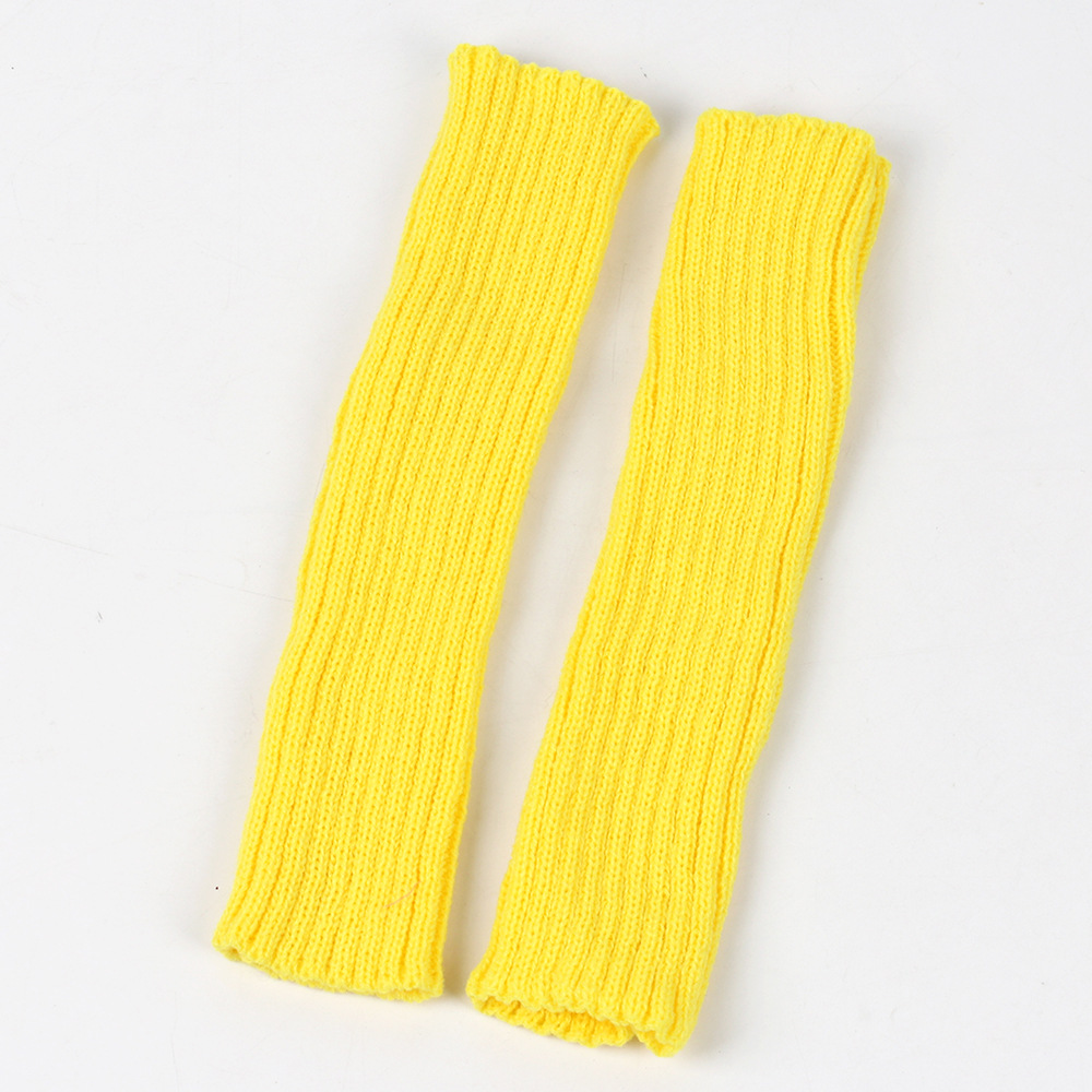 Arm Warmers Autumn Winter Cuffs Hand Sleeves Long Wool Gloves Men Women Knit Sleeves Warm Elastic Lady Sexy