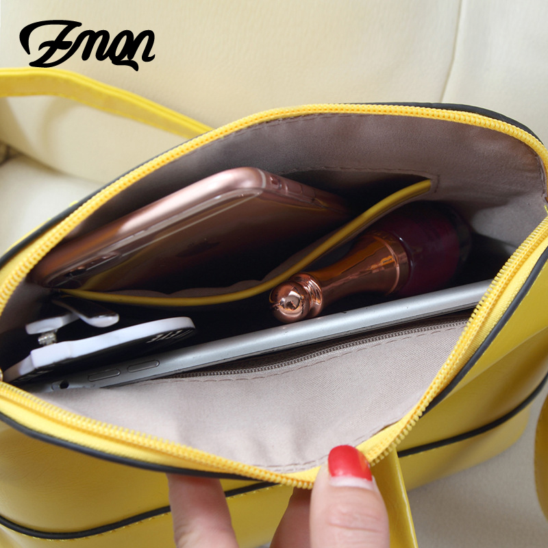 ZMQN Women Crossbody Bags Leather Shell Yellow Bags Small Ladies Hand Bag for Women Girls Side Bolsa Feminina A534