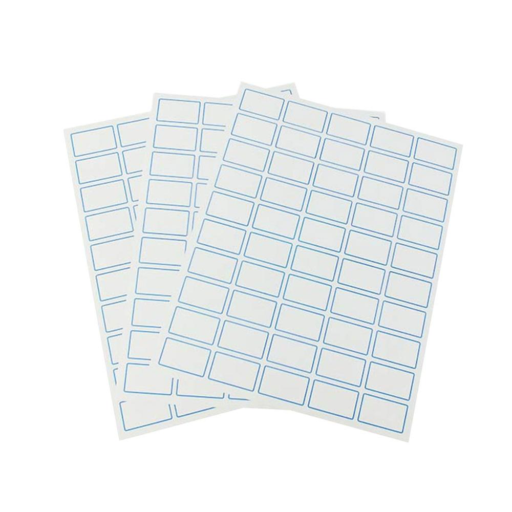 10 Pages Self-Adhesive Sticker Lab Office Handwriting Printable Reagent Bottles Stickers Experimental Classification Labels Note