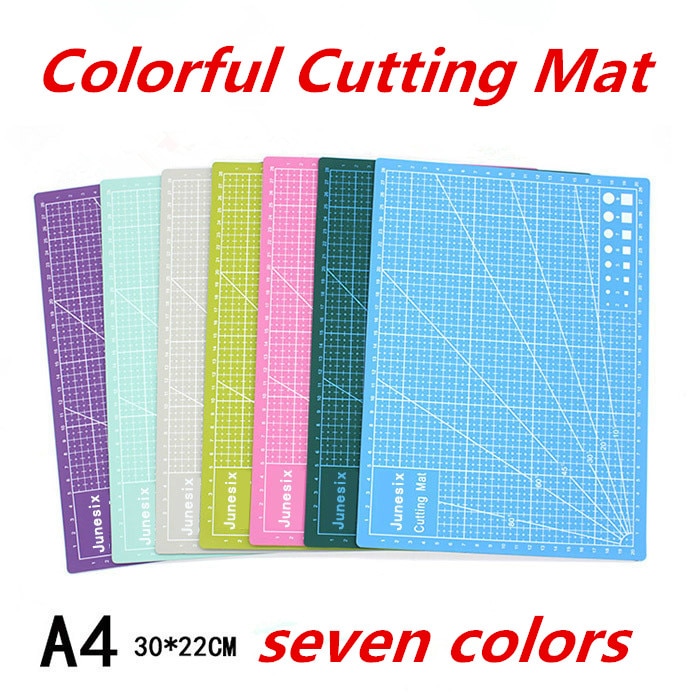 Self Healing Cutting Mat A4 A3 Siz 3mm Double Sided Non-Slip Gridded Rotary Board for Art Craft Sew Quilt Scrapbook PVC