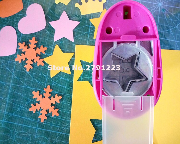 Perforadora en forma de estrella para manualidades, cortador de papel para álbum de recortes, herramienta para manualidades para niños, perforadora de S2935-8 para niños, 2 pulgadas