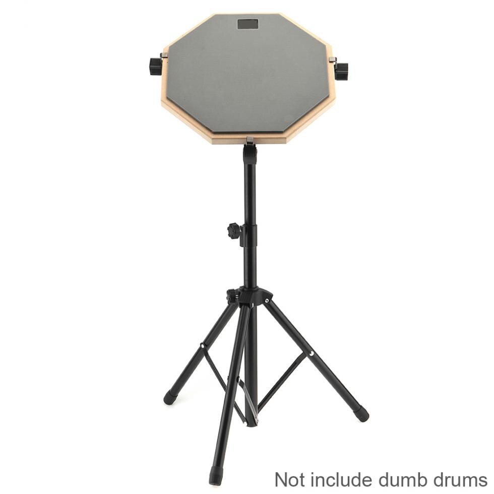 Aluminum Alloy Adjustment Foldable Three-legged Floor Drum Stand Holder Pads Cymbal Stand for 10-12 Inch Dumb Drum