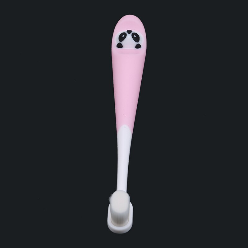 Bébé mignon brosse à dents à poils souples pour enfants dents dessin animé Panda formation brosses à dents bébé soins dentaires brosse à dents