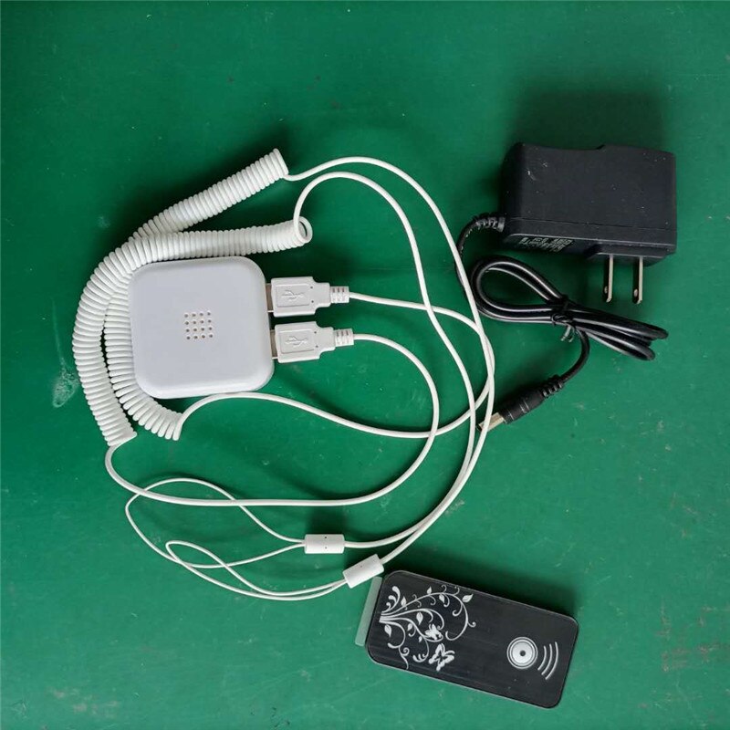 2-port secure displaying mobile phone and other electronics, Anti theft alarm system