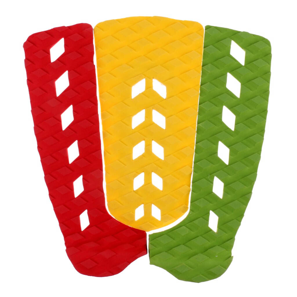 5x Water-Resistant EVA Surfboard Traction Pad Tail Pad for Surfing Stand Up Paddleboard Shortboard Skimboarding