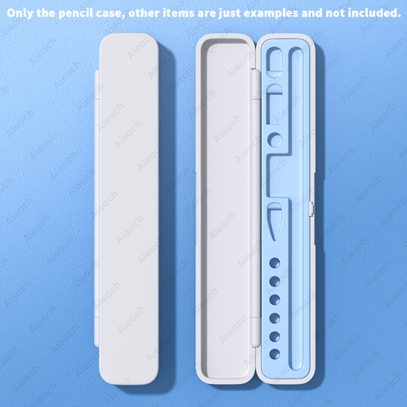 Estuche Universal para lápiz óptico Apple Pencil 1ª y 2ª generación, accesorios, caja de almacenamiento portátil dura para iPad Pencil: Sky blue