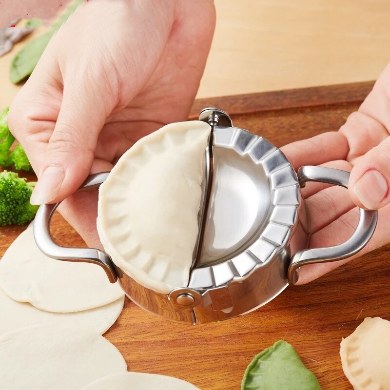 Rvs Dumplings modellering Keuken gereedschap Keuken Magic Food-grade Pinch Home Pack Knoedel Machine