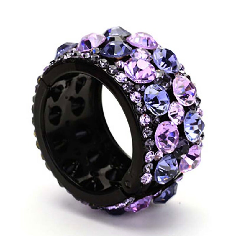 Meisjes Shiny Rhinestone Paardestaart Haarspeld Vrouwen Haar Clip Klauwen Kristal Haarspeldjes Hoofddeksels: 07