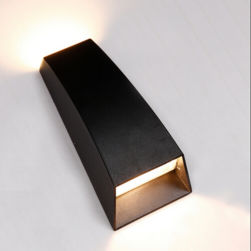 Outdoor Waterdichte Led Wandlampen Up En Neer Wandlamp AC90-260V 2*3W Cob Lamp Aluminium Binnenplaats Tuin veranda Gang Lichten