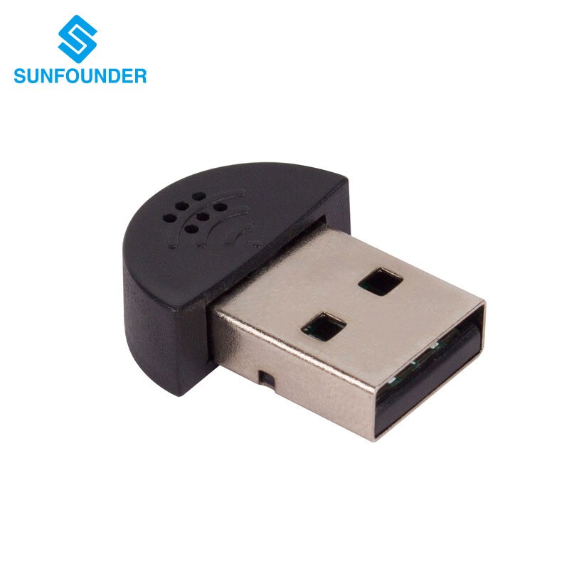 SunFounder USB Mini Microfoon voor Raspberry Pi 4 Model B, 3B +, 3B, 2 Model B en Rpi B + Laptop Desktop PCs Skype