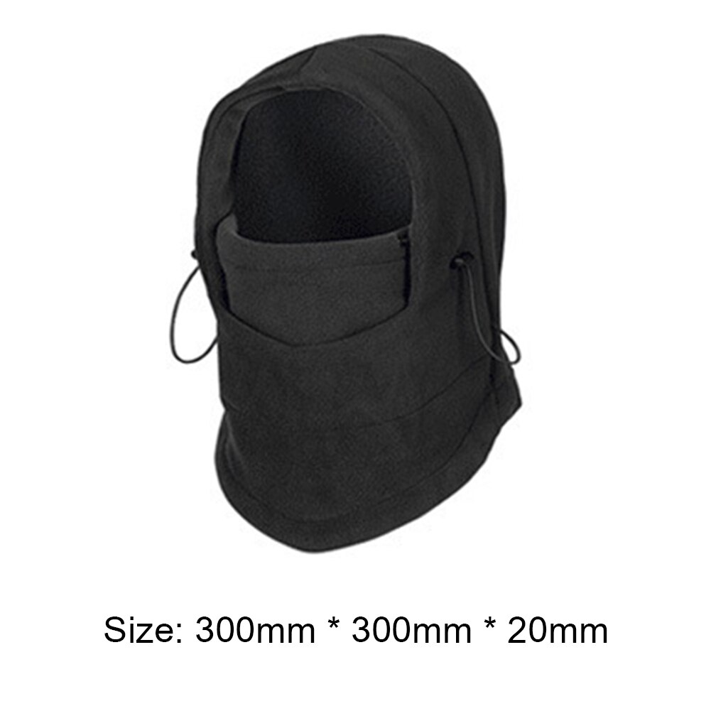 Cagoule polaire chaude pour le cyclisme, masque coupe-vent, couvre-chef de sport épais, équipement de ski en plein air, hiver