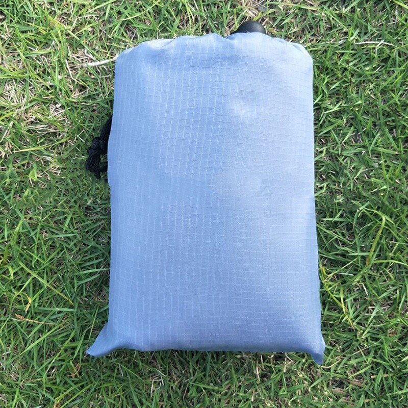 Tragbare 3 in 1 Regenmantel Multifunktionale Boden matt Baldachin Ich bin Freien Picknick matt Feuchtigkeit Pad Tasche Decke