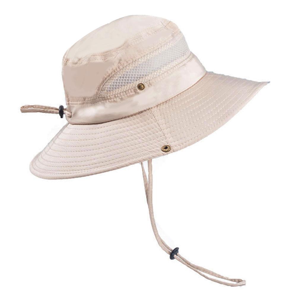 Portable 4 Color Cotton Apparel Sun Visors Cooling Cap Baseball Cap Sports Hat Sunshade Hat: Beige