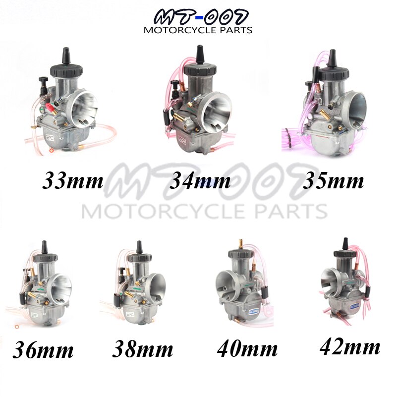 Motorcycle PWK Carburetor PWK 33 34 35 36 38 40 41 MM PWK33-41MM for KEIHIN 4T Engine Scooter UTV ATV Dirt Bike TRX250R