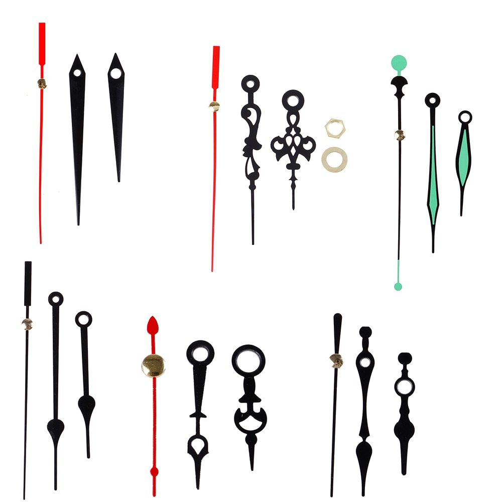 Quartz Clock Movement Mechanism Gold Hands Parts Hands DIY Replace Repair Wall Clock Parts Kit