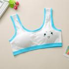 Telotuny tonåring tjejer bh underkläder bh väst barn underkläder sport underkläder 100%  bomull  z0828: Blå