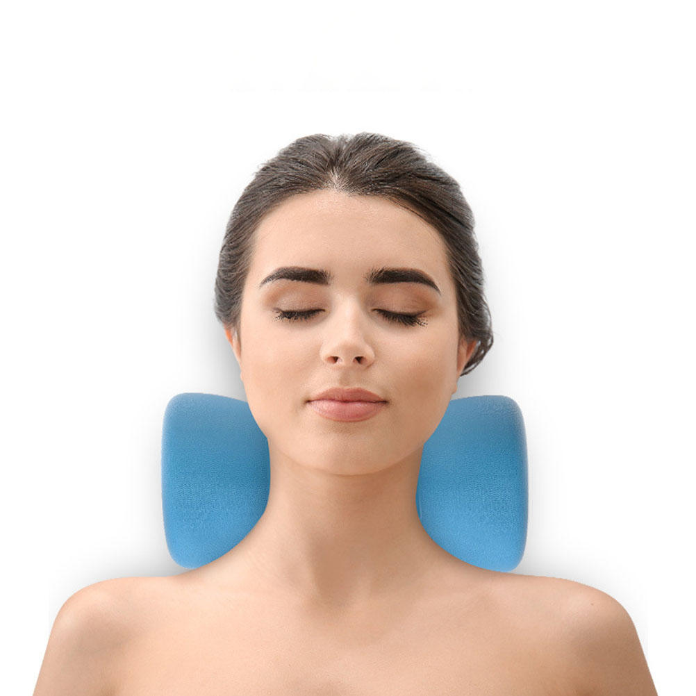 1pc Bed Ergonomic Cervical Support Neck Support Cervical Traction Pillow Massager