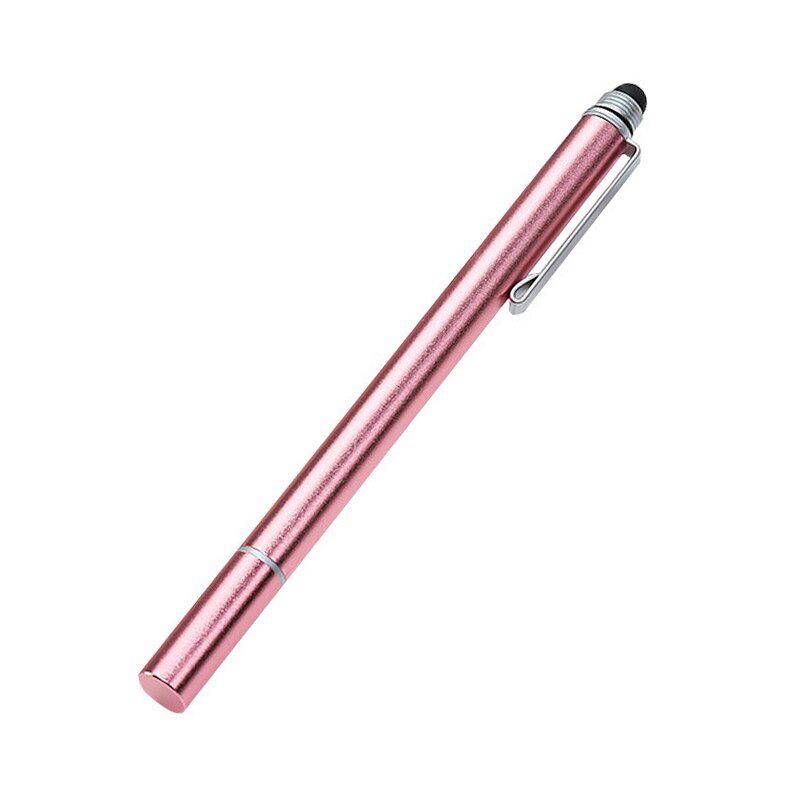 Bolígrafo Stylus Universal 2 in1 para Ipad lápices de Tablet dibujo lápiz táctil capacitiva pantalla pluma Stilus Smart Pen para la PC del teléfono móvil: pink hook pen