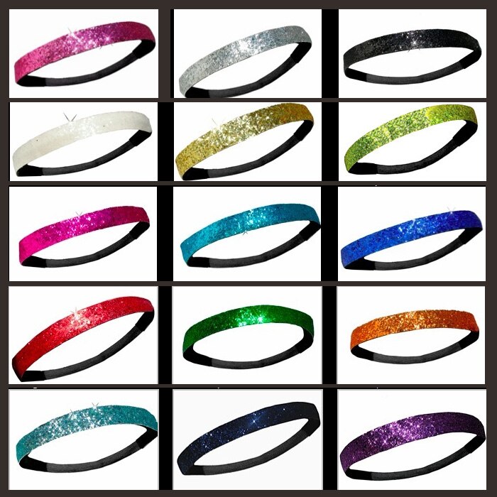 glitter hoofdband voor softball sport hoofdband