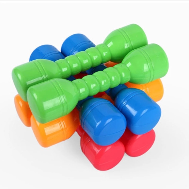 Equipamento de fitness para educação precoce, 2 peças, presente, jardim de infância, exercícios, casa, dança, adereços, crianças, halteres mão, academia