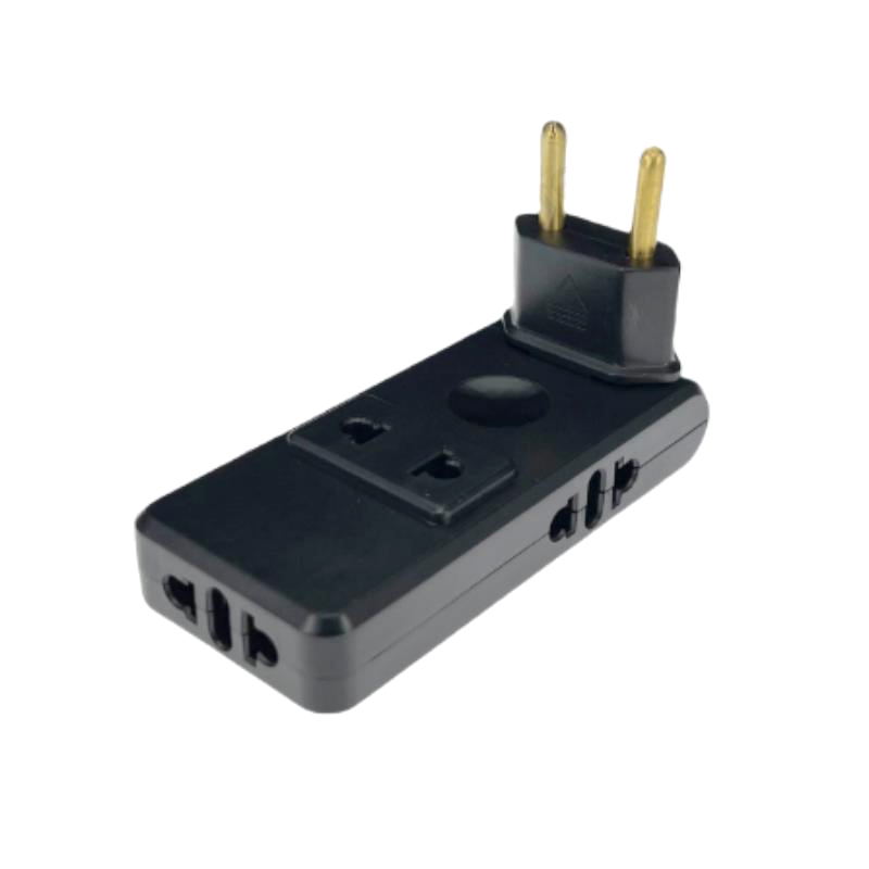 4 in 1 Wall Outlet Extension EU Electrical Socket 180 Degree Plug Adapter Canada Mexico Travel Aadapter Portable Power Converter