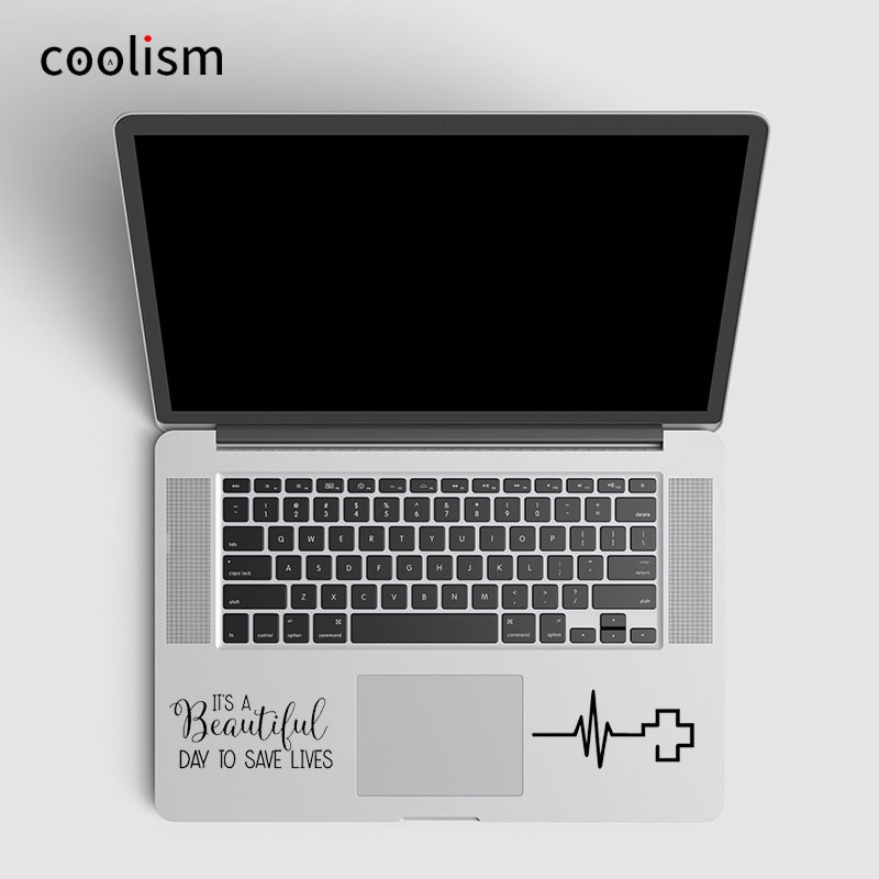 Grey& #39 ;s anatomy quote laptop sticker trackpad mærkat til macbook air/ pro/ retina 11 12 13 15 tommer mac overflade bog touchpad skin