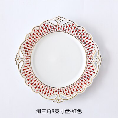 Geometric Texture Bone China Coffee Cup Set Home European Cup Saucer Coffee Set English Afternoon Black Tea Tea Set Ceramic: C-small