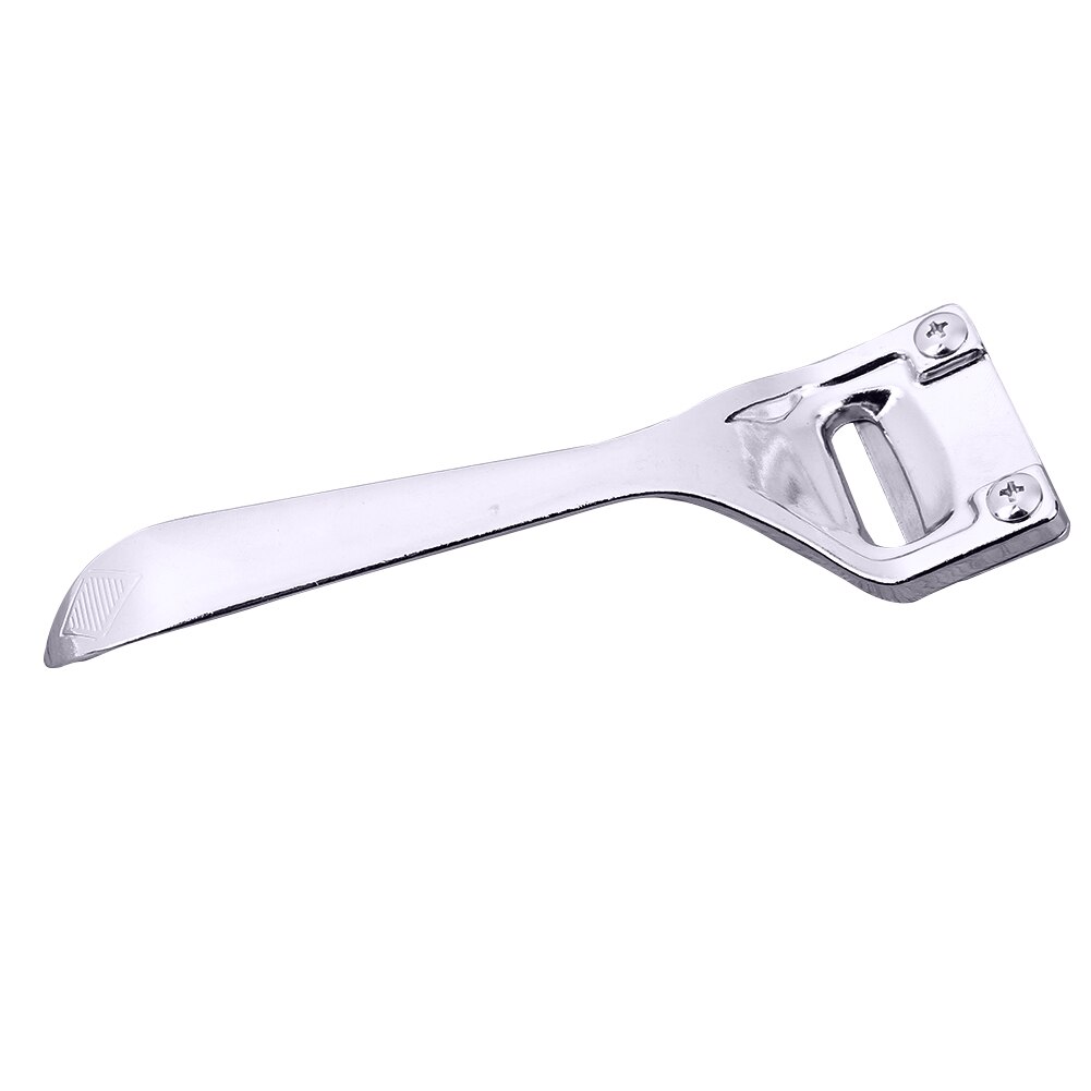 Læder super craft edge skiving skiver metal med 3 blade folder sømme skræller tyndere skovl gør det selv læder kniv værktøj: Sølv