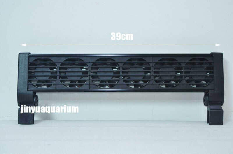 Cooling fan aquarium water plant fish reef coral tank temperature reduce 2 4 6 fan head 110v 240v: 6 head