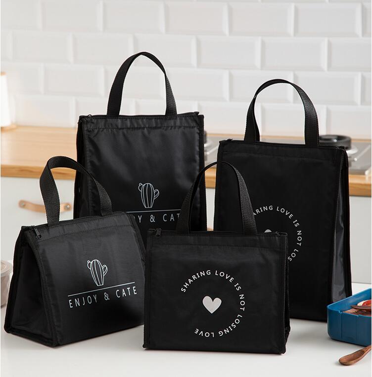 Isolierte Mittagessen Tasche Tragbaren Lebensmittel Kasten Lagerung Taschen Oxford Tuch Tote mittagessen Kasten für männer Frauen freundlicher Lebensmittel Reis Lagerung taschen