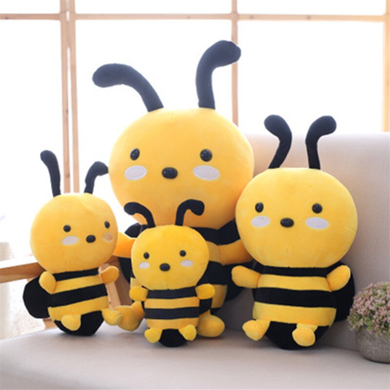 20 "25's 30's 45's 60's 80CM Nette Kleine Biene Puppe Gefüllte Weichen Insekten Puppe plüsch Spielzeug Klassische Spielzeug Für Mädchen