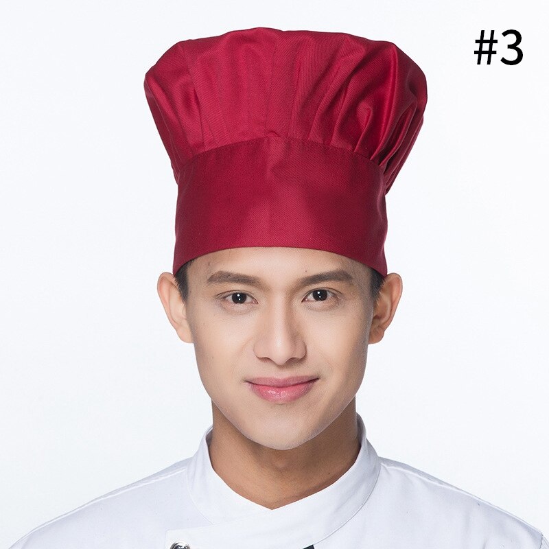 Sombreros de cocinero Chef del restaurante cocina sombreros Hotel sombreros de camarero de Cocina Barbacoa champiñones ropa de servicio de alimentos Accesorios: style3