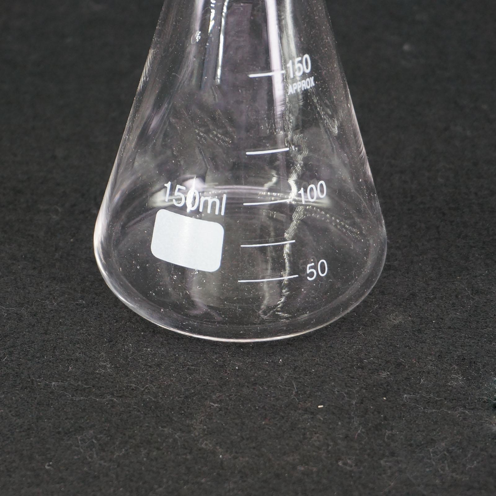 150ml Quickfit 24/29 Joint Lab Conical Flask Erlenmeyer Boro Glass Graduated