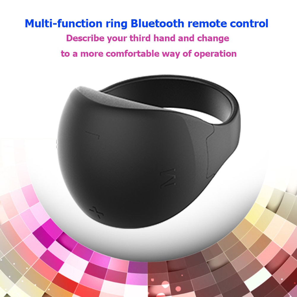 R51 Wearable Finger Ring Bluetooth 5.0 Remote Control Smart Wireless Remote Controller for iOS Android Mobile Phone TV Box