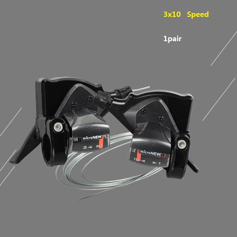 Manette De Vitesse Et Frein VTT 7/8/9/10/11 Vitesses – 22,2 Mm, Avec Fenêtre De Vitesses