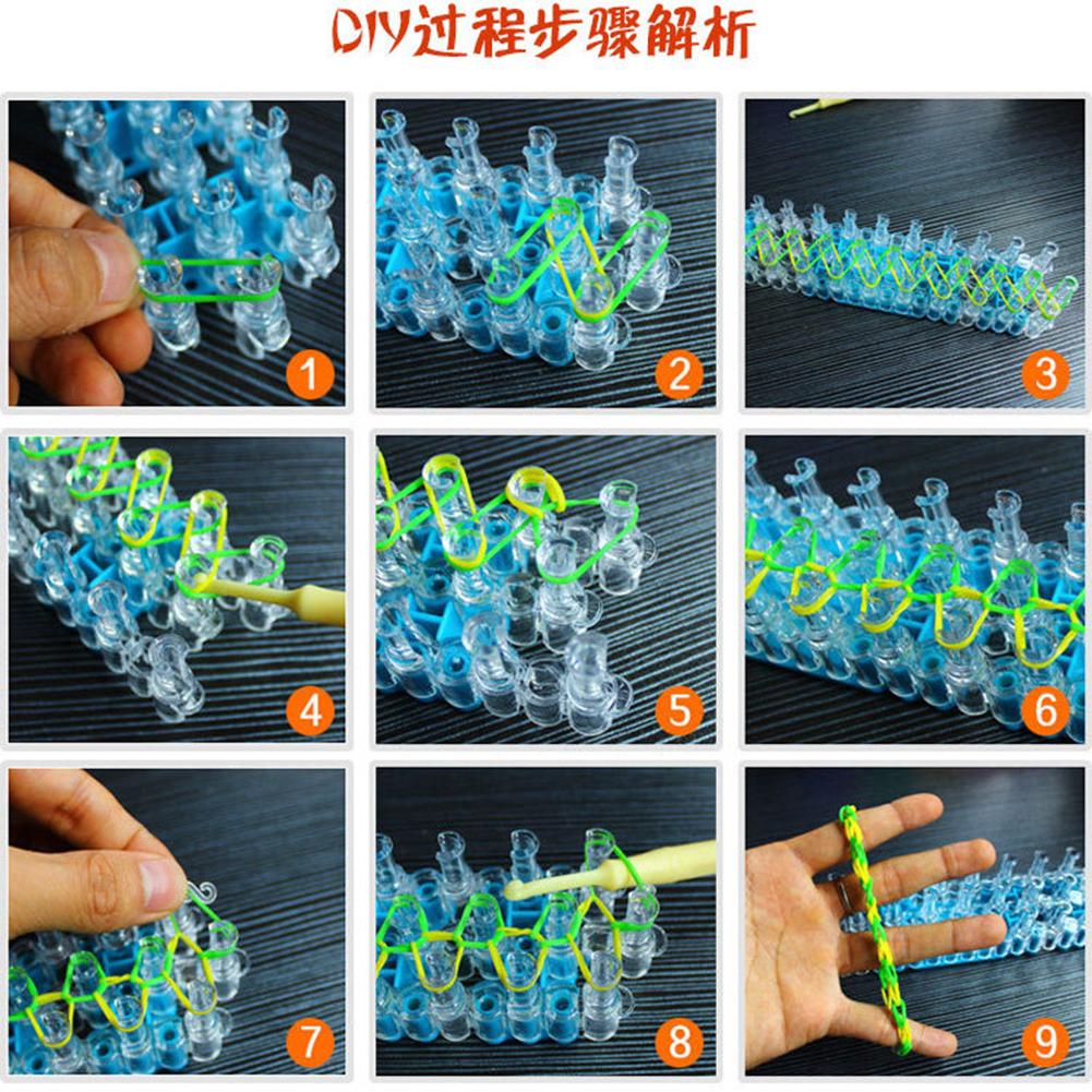 Geweven Elastiekjes Kleurrijke Loom Bands Twister Case Kit Armband Maken Gereedschap Kits Voor Kids Volwassenen Loom DIY Ambachten In voorraad