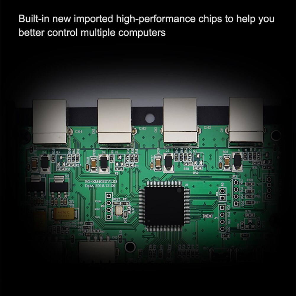 4 Port USB Synchronizer Controller Kvm-switch für USB Tastatur Maus Sharing für Windows Linux Unix Android Dos Netware OS