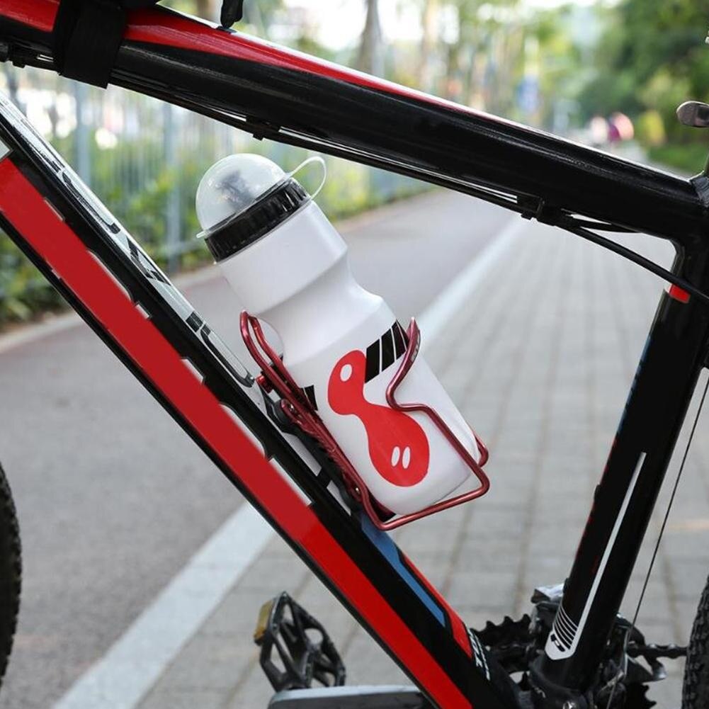 1 st 750 ml mountainbike cykel vatten drink fles med outd utomhus sport vatten drinkware draagbare fles ketel plast hållare  c1 t 4