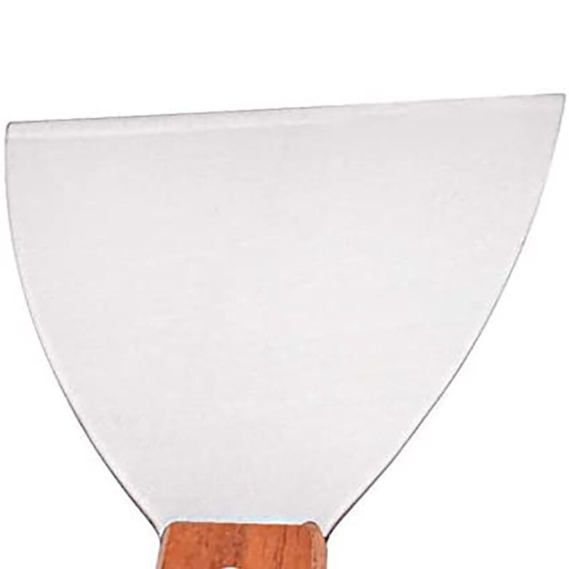 Espátula para parrilla inclinada de acero inoxidable, espátula plana para comedor, hoja recta para parrilla y uso de la cocina, 2 uds.